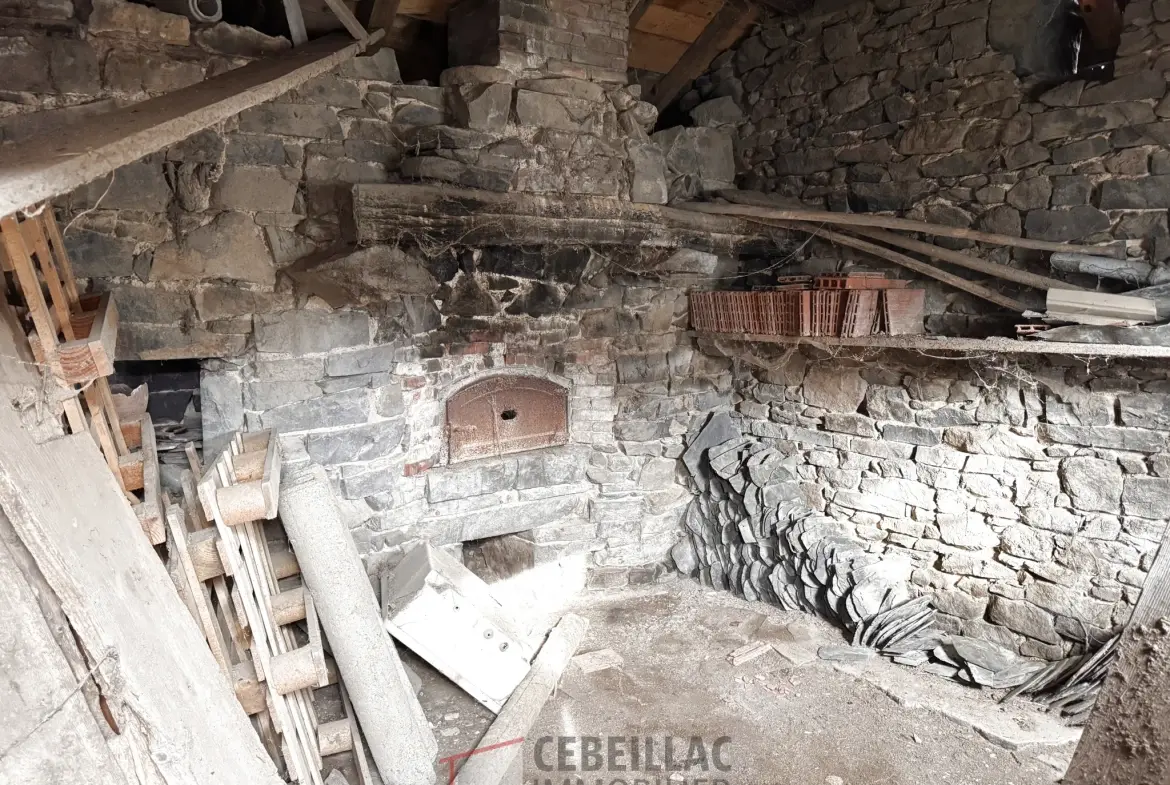 Corps de ferme à rénover à Lastic - 454 m² de terrain, potentiel immobilier 