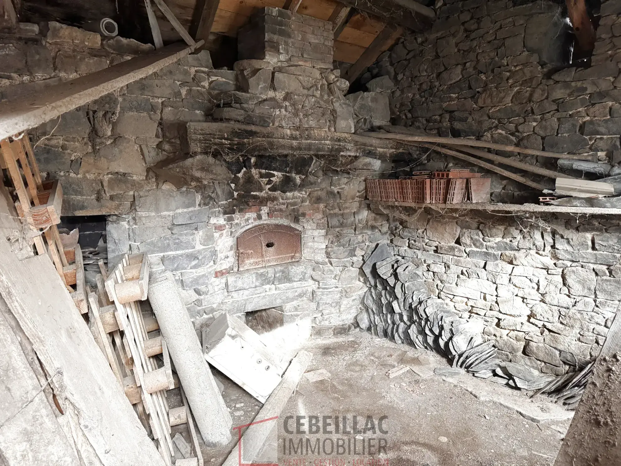 Corps de ferme à rénover à Lastic - 454 m² de terrain, potentiel immobilier 