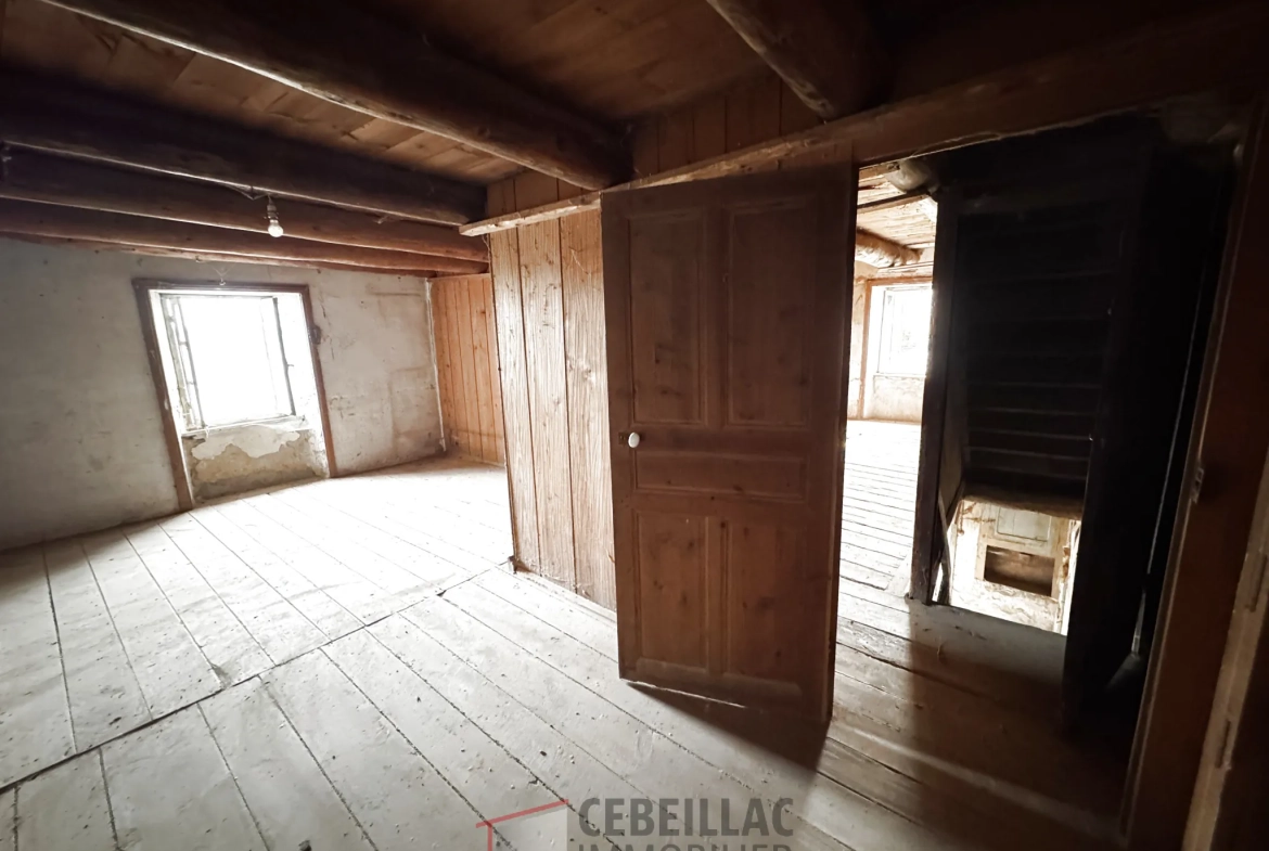 Corps de ferme à rénover à Lastic - 454 m² de terrain, potentiel immobilier 