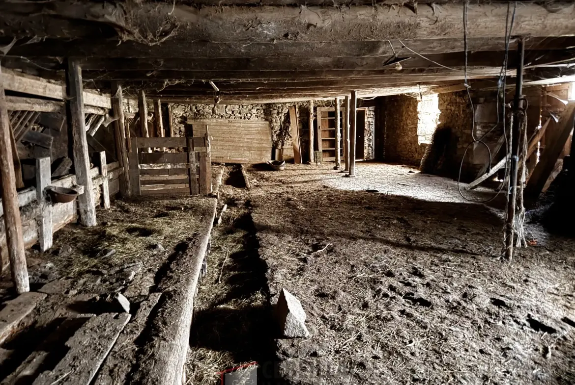 Corps de ferme à rénover à Lastic - 454 m² de terrain, potentiel immobilier 