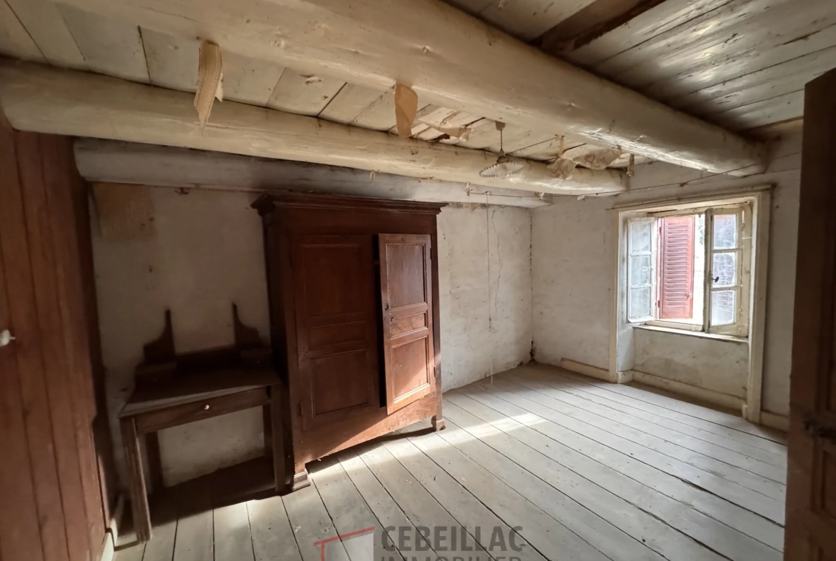 Corps de ferme à rénover à Lastic - 454 m² de terrain, potentiel immobilier 