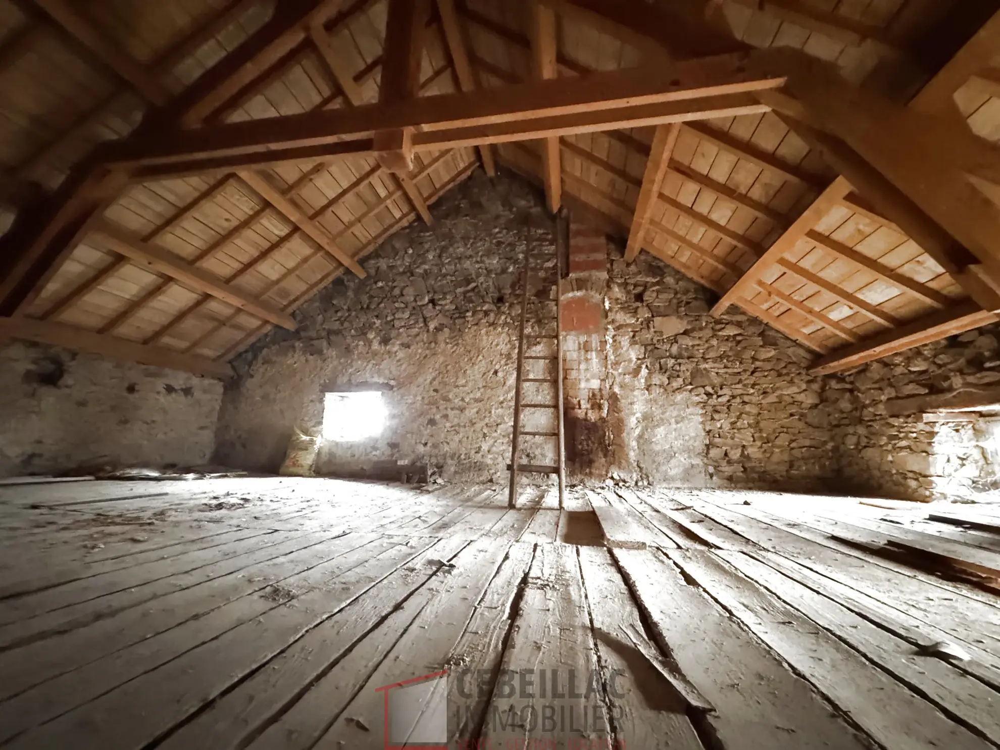 Corps de ferme à rénover à Lastic - 454 m² de terrain, potentiel immobilier 