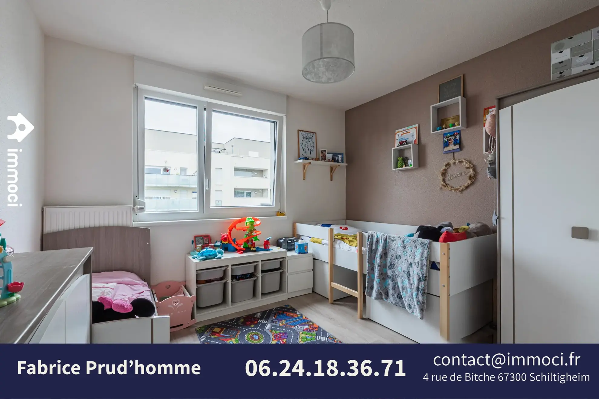 Appartement 3 pièces de 66 m² avec terrasse, cave et garage à Strasbourg 
