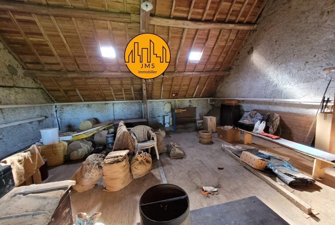 Longère à vendre avec grand potentiel sur 1,1 hectare proche Saint Pourçain et Bransat 