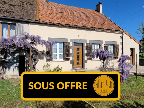 Longère à vendre avec grand potentiel sur 1,1 hectare proche Saint Pourçain et Bransat