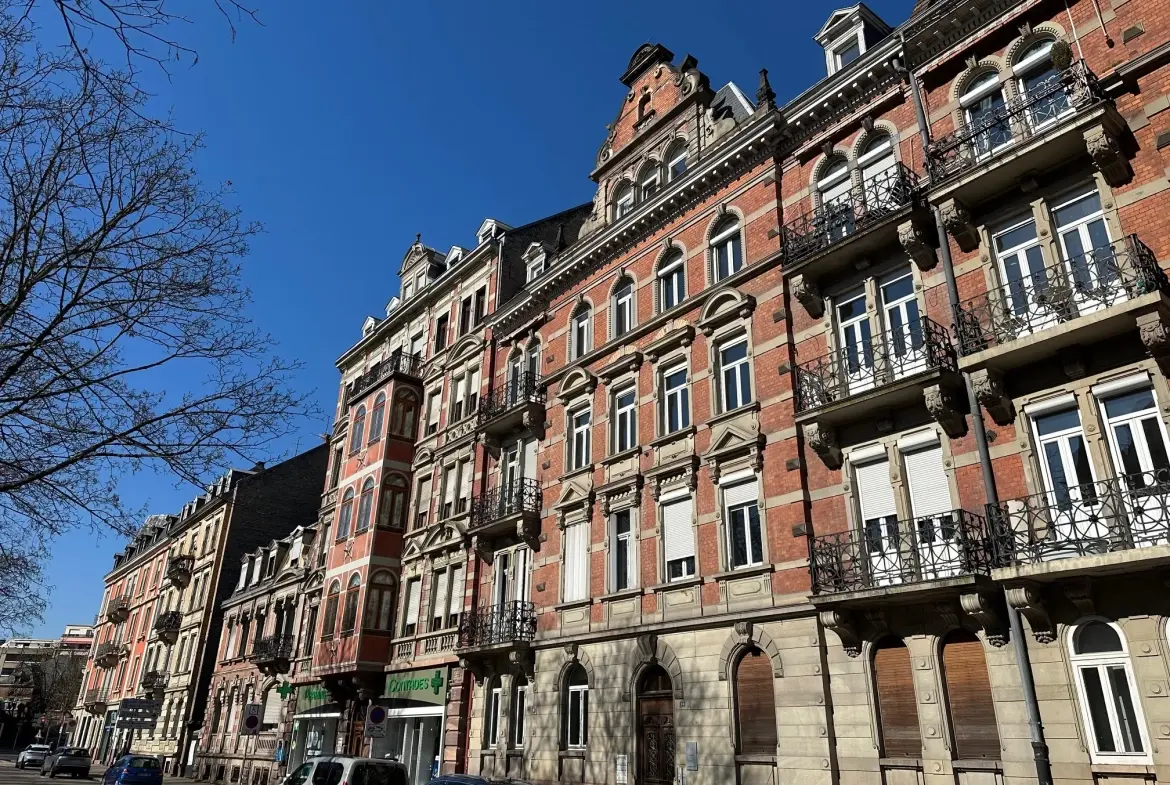 Appartement duplex moderne de 3 pièces à Strasbourg, dernier étage, proche tram et place de la République 
