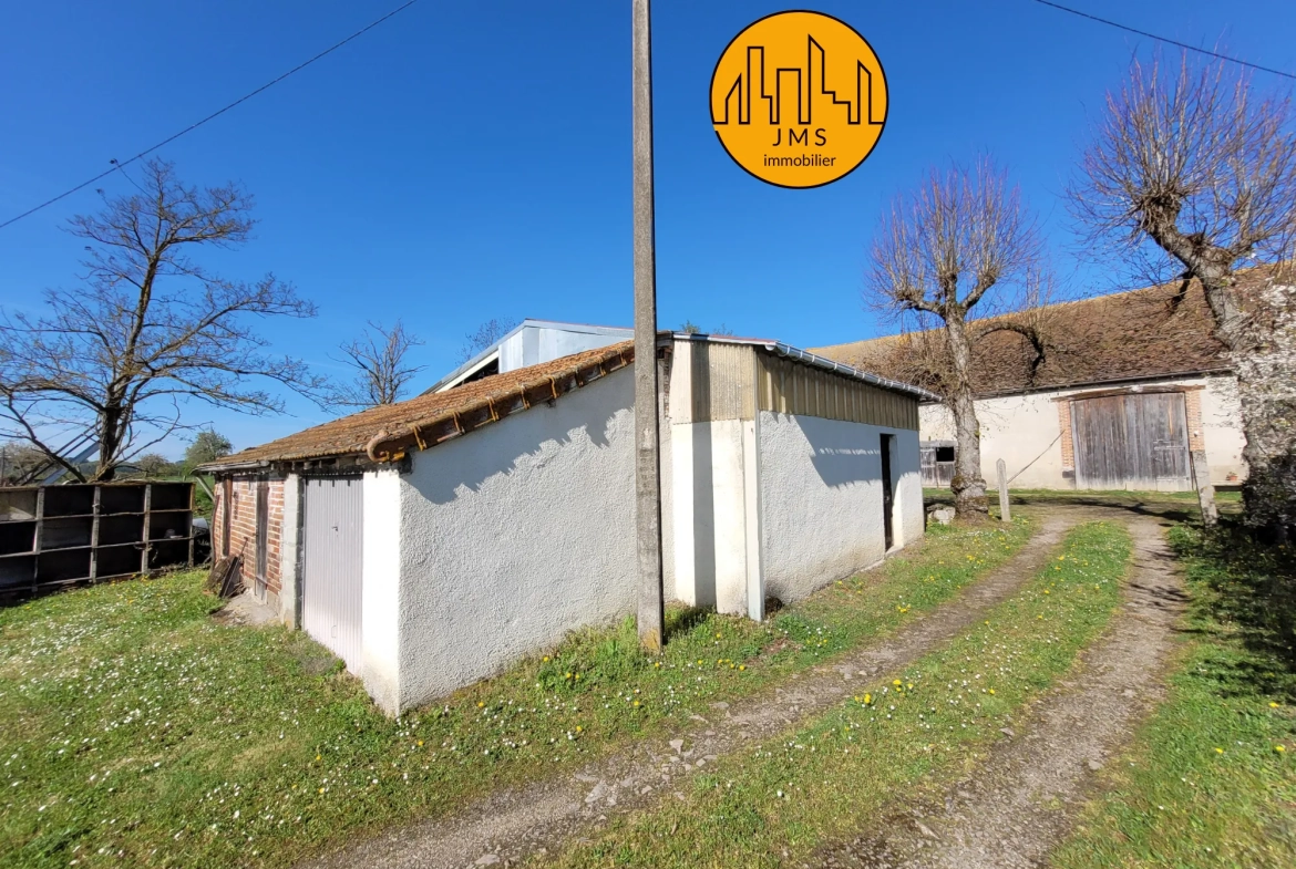 Longère à vendre avec grand potentiel sur 1,1 hectare proche Saint Pourçain et Bransat 