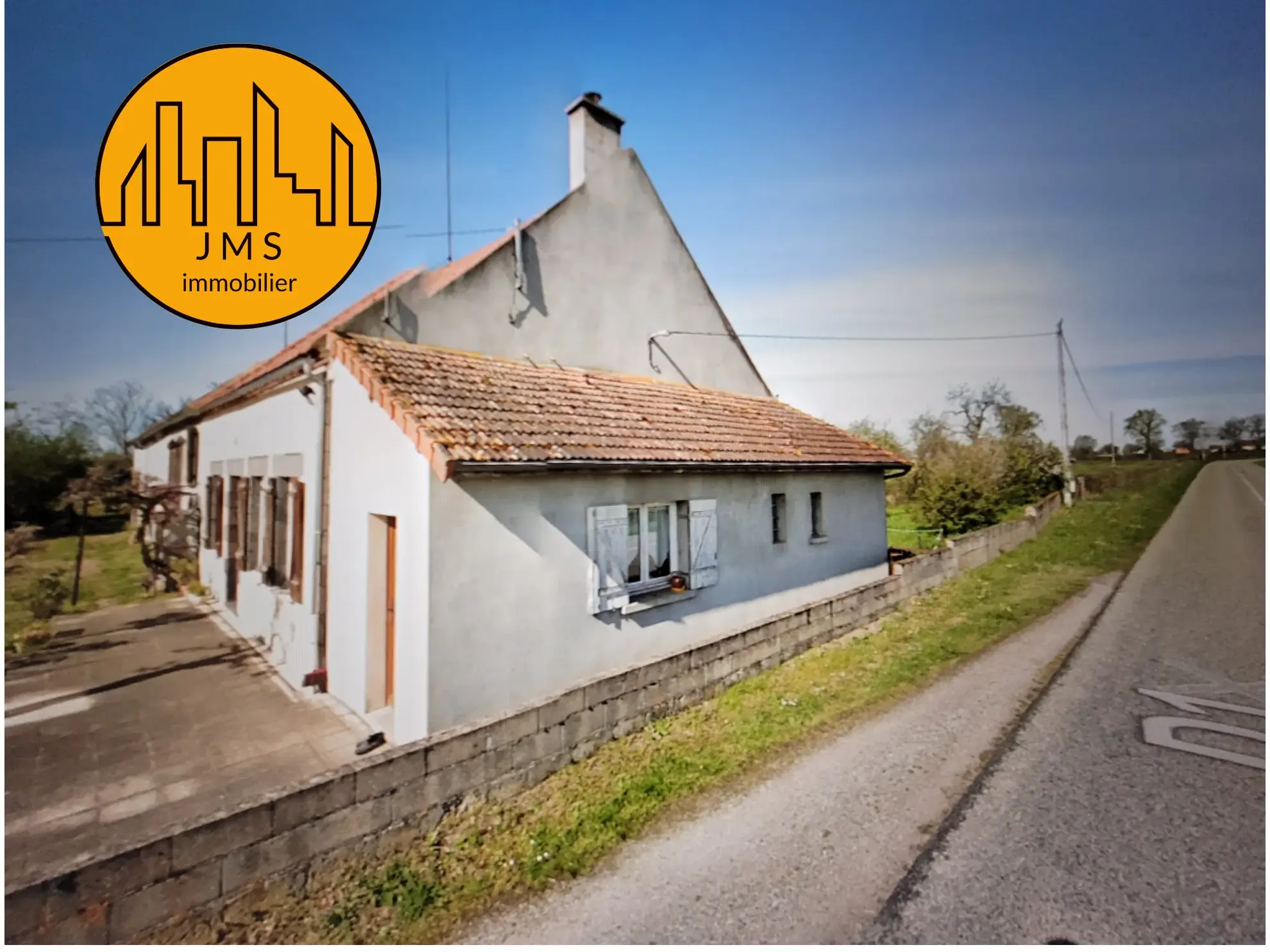 Longère à vendre avec grand potentiel sur 1,1 hectare proche Saint Pourçain et Bransat 