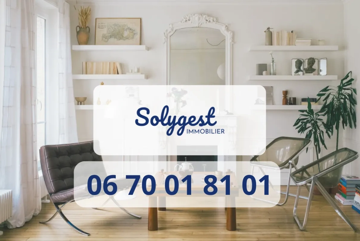 Bel appartement 2 pièces de 49m² à vendre à Lyon 3ème avec parking 