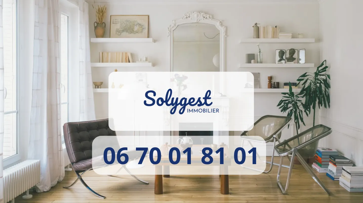 Bel appartement 2 pièces de 49m² à vendre à Lyon 3ème avec parking 