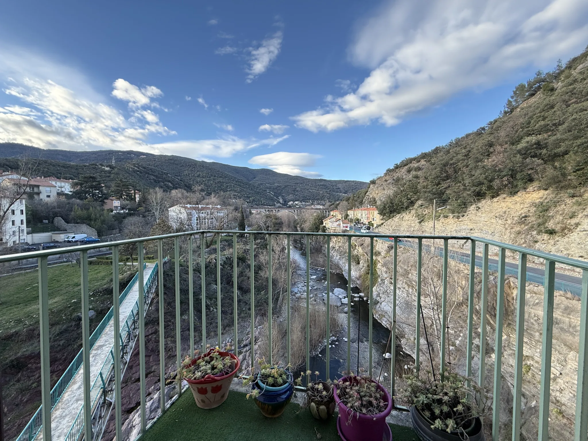 Appartement 1 chambre avec vue imprenable à Amélie-les-Bains-Palalda 