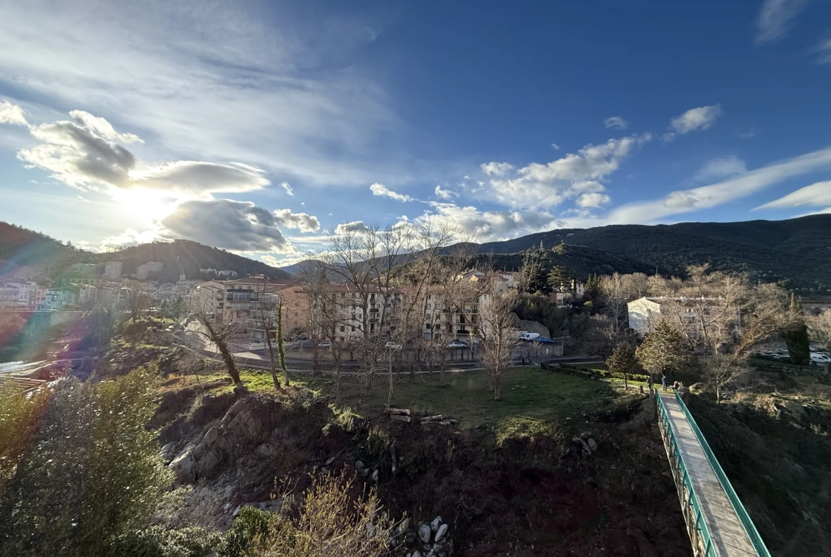 Appartement 1 chambre avec vue imprenable à Amélie-les-Bains-Palalda 