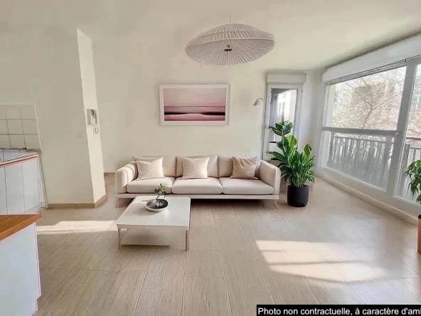 Bel appartement T2 avec loggia à Villeurbanne, secteur Gratte-ciel - 42 m²