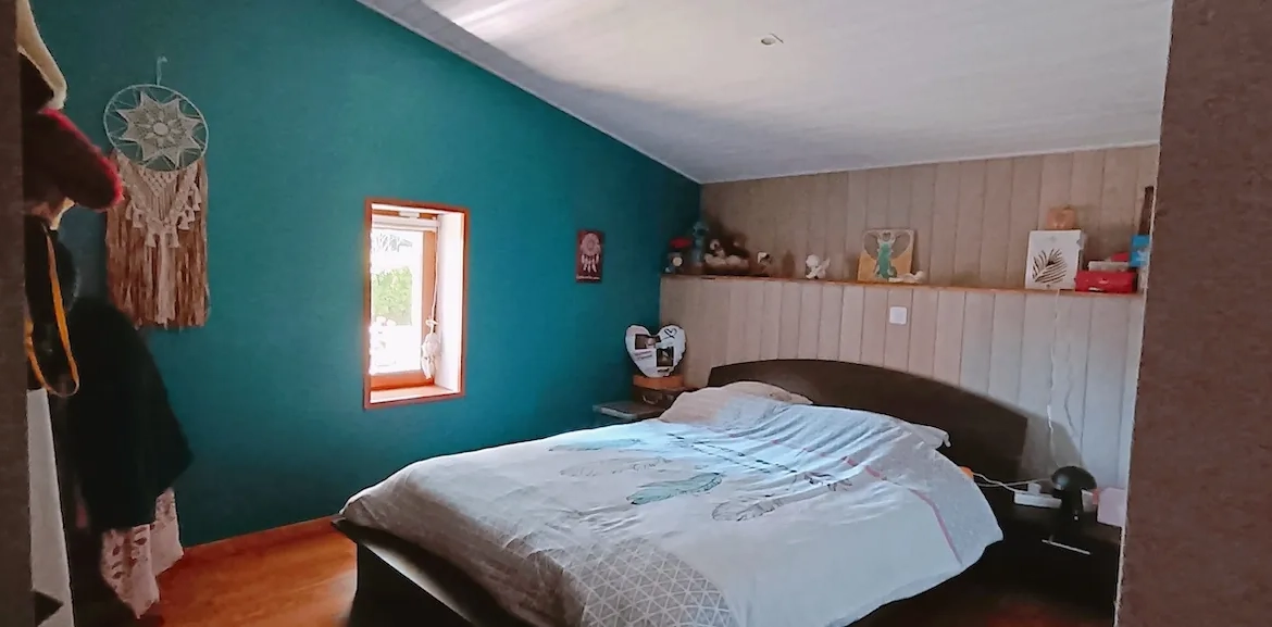 Maison en pierre de 136 m² avec jardin et dépendance à Leogeats 