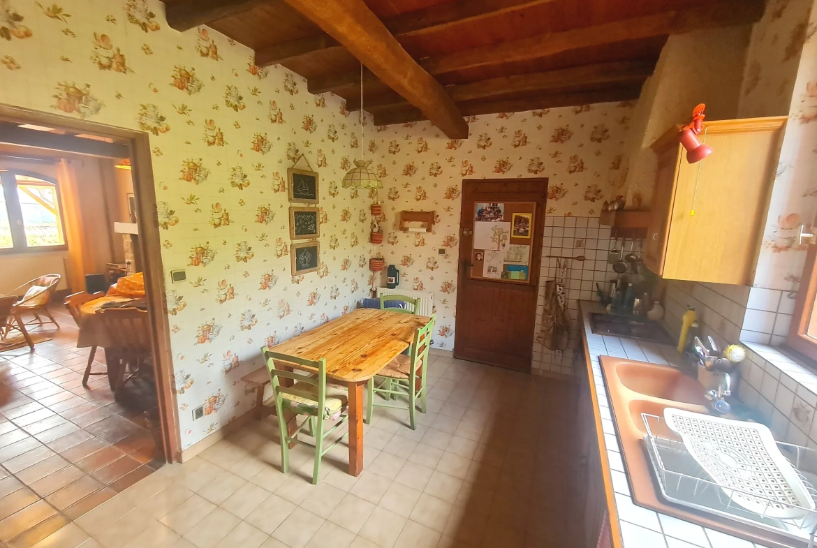 Belle ferme ancienne avec vue Pyrénées, terrain de 6660 m², garage et dépendances près de Toulouse 