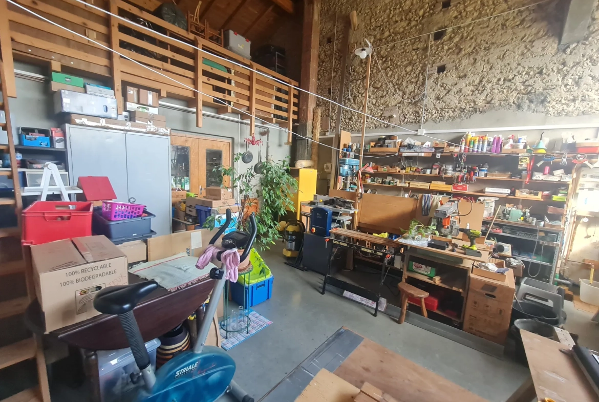 Belle ferme ancienne avec vue Pyrénées, terrain de 6660 m², garage et dépendances près de Toulouse 