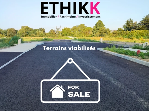 Terrain à bâtir de 553 m² à Tarbes dans un lotissement calme et viabilisé