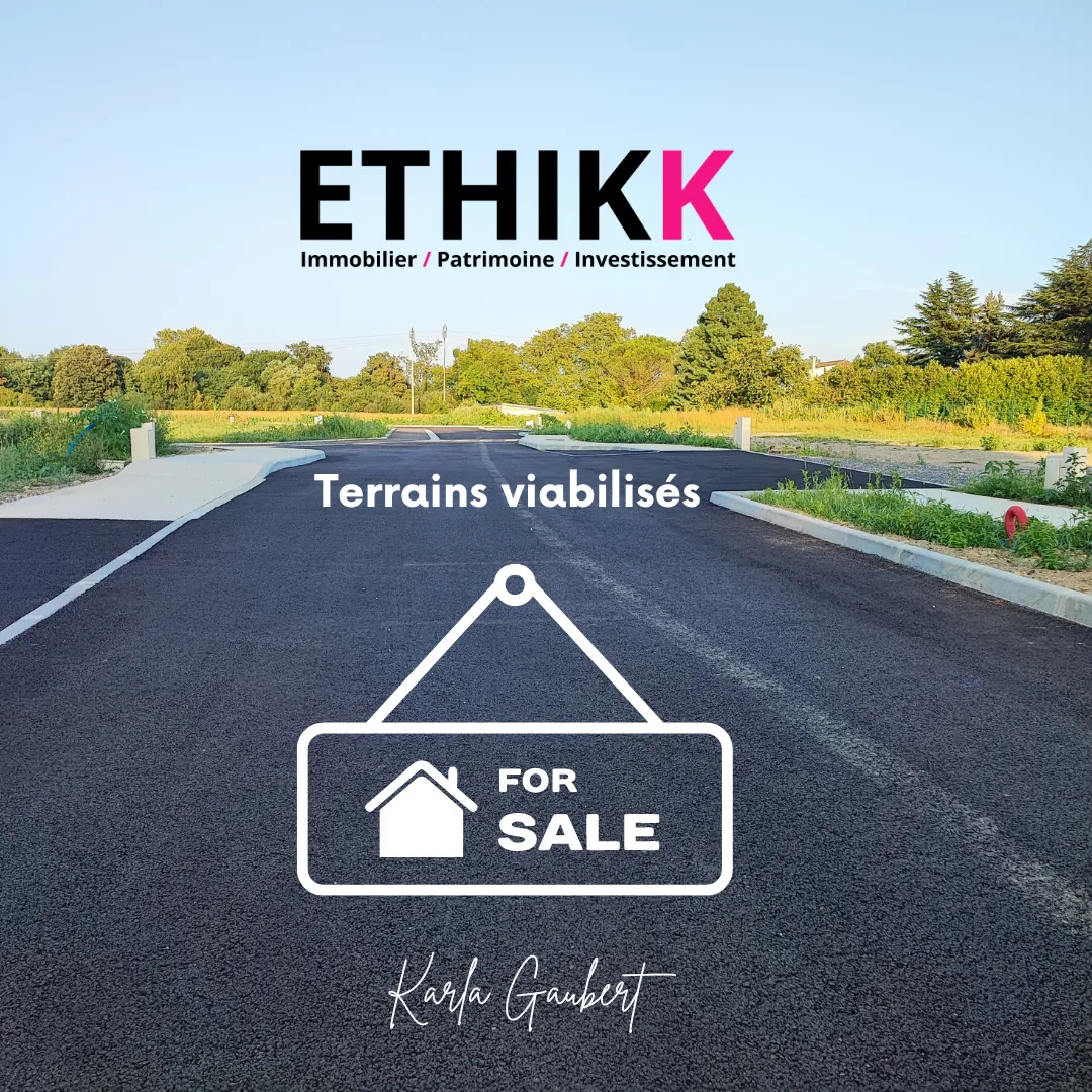 Terrain à bâtir de 553 m² à Tarbes dans un lotissement calme et viabilisé 