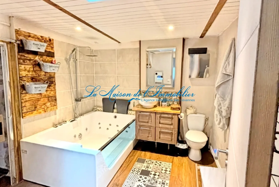 Maison de village à Corconne avec studio, atelier et terrasses – 165 m² à vendre 