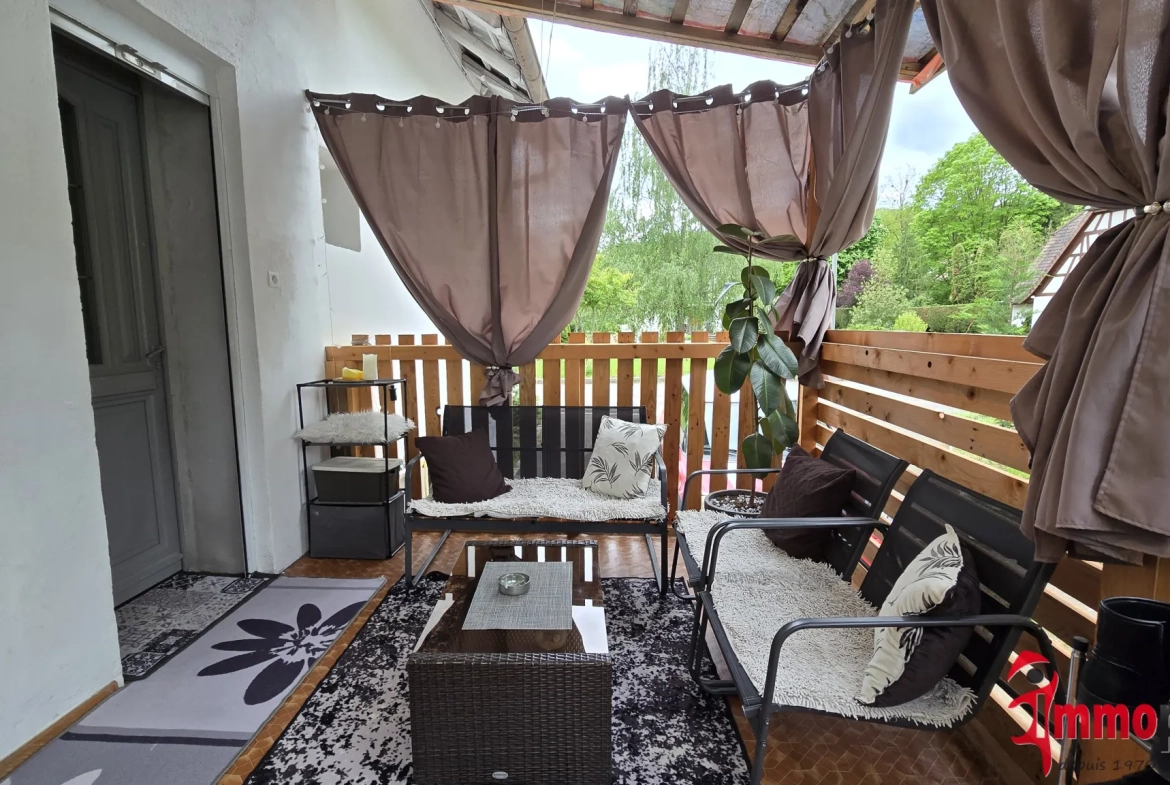 Maison de village de 115 m² avec dépendance à Waldighofen 