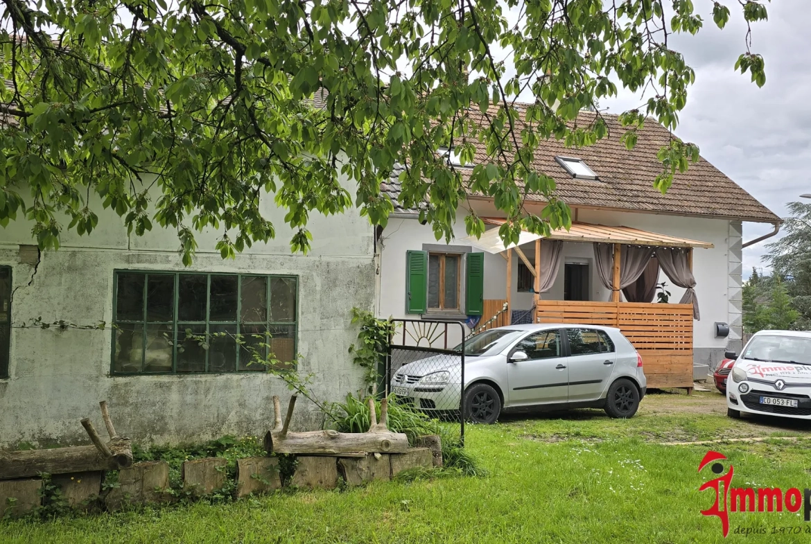 Maison de village de 115 m² avec dépendance à Waldighofen 