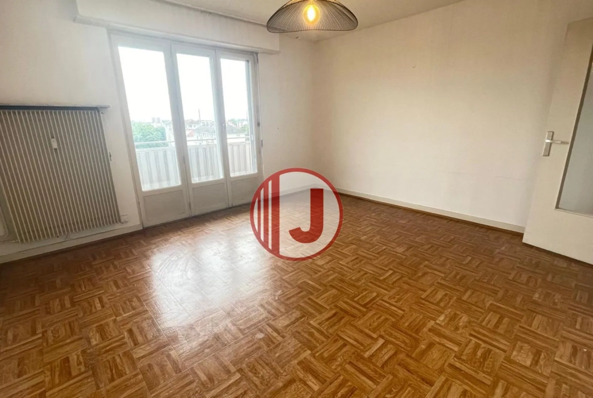 Bel appartement de 3 pièces avec deux balcons à Mulhouse 