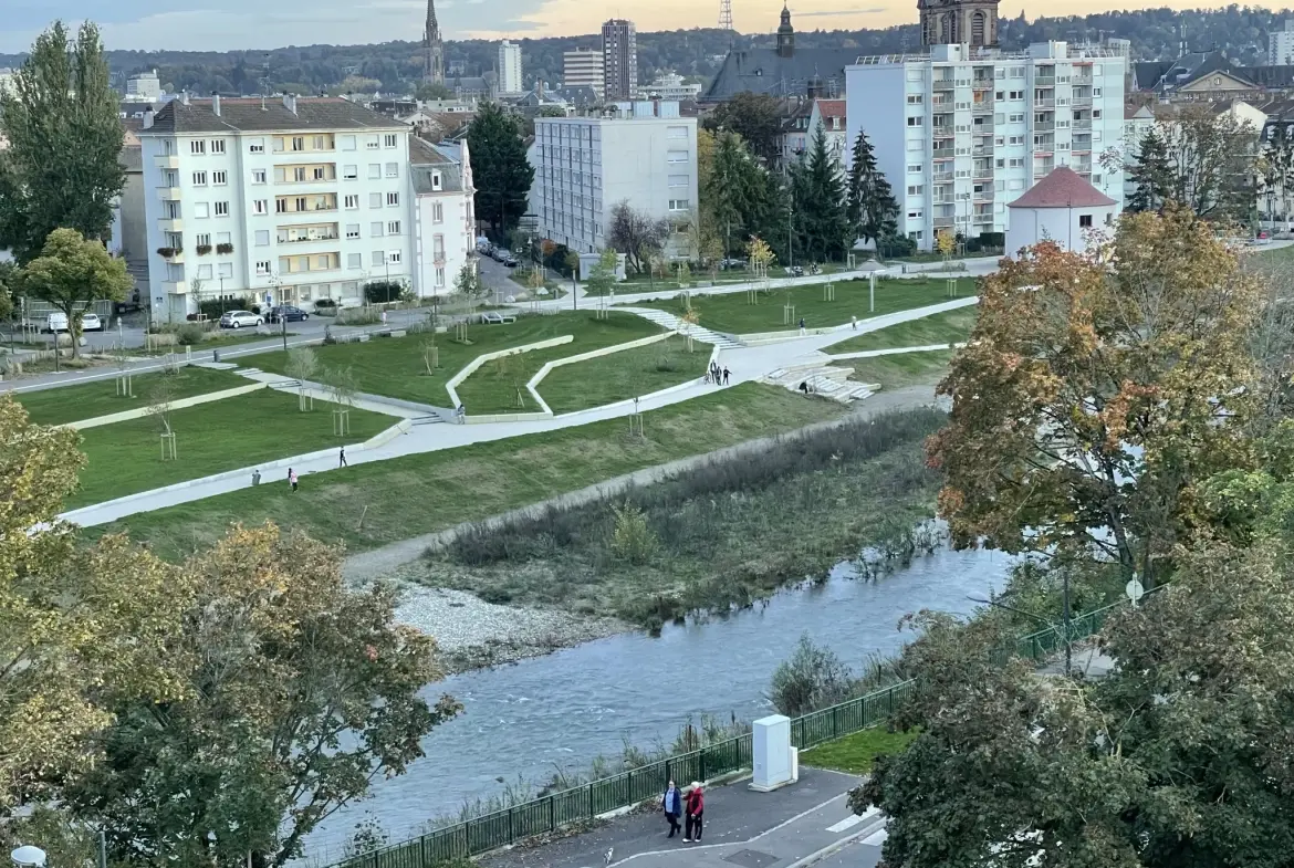 Bel appartement de 3 pièces avec deux balcons à Mulhouse 