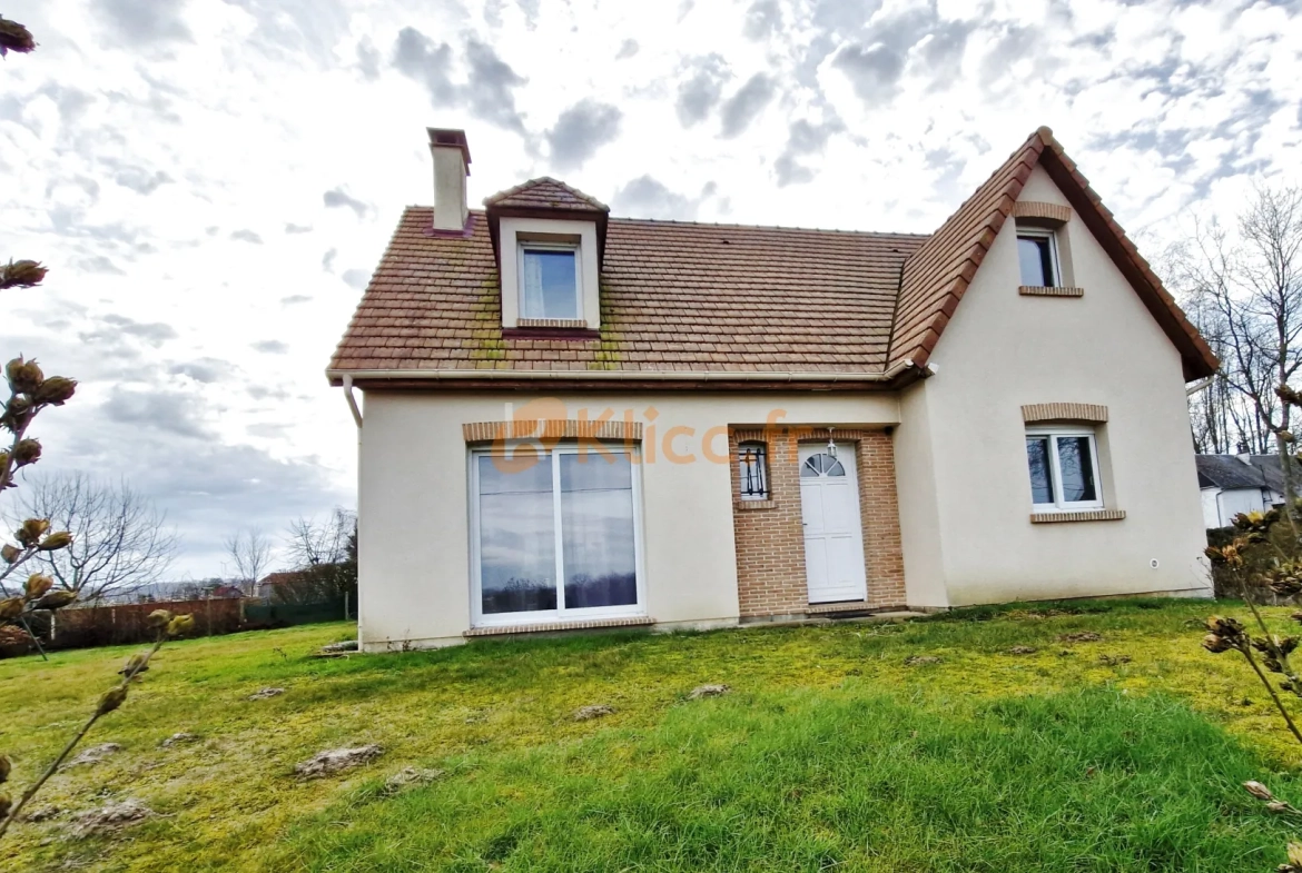 Magnifique pavillon contemporain avec 4 chambres et sous-sol complet à Elbeuf en Bray 