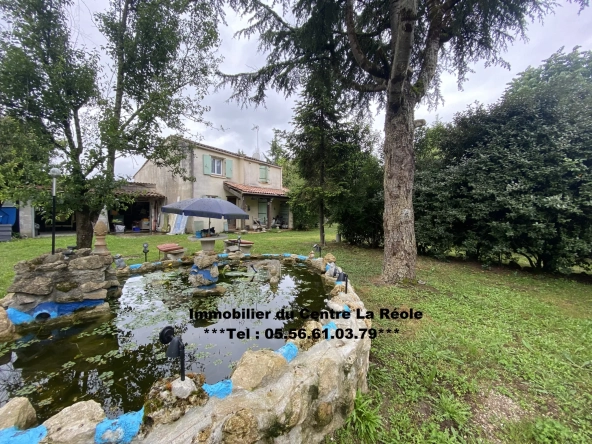 Maison 102 m² avec piscine à vendre près de La Réole et Marmande