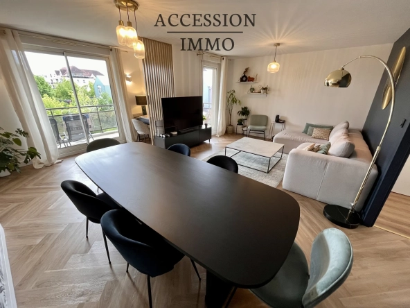Appartement T4 rénové avec terrasse et piscine à Dijon - Toison d'Or