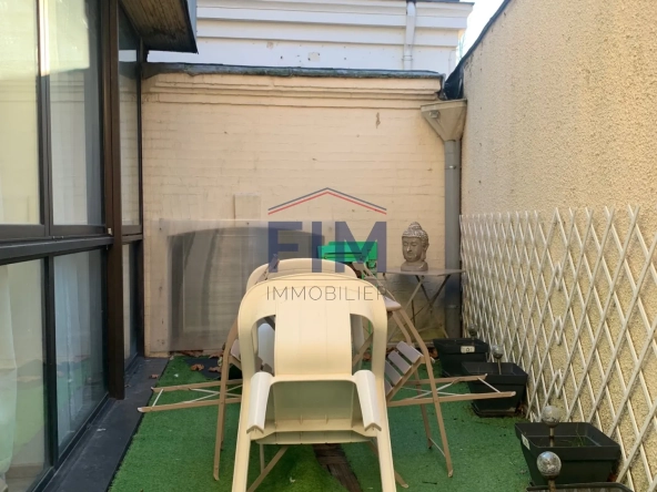 Appartement F3 avec terrasse au centre-ville de Dieppe - Investissement ou résidence