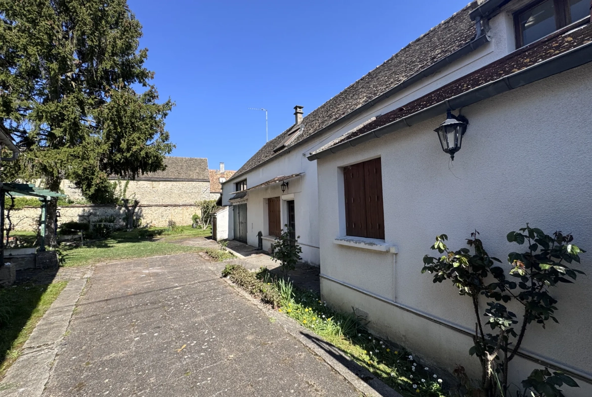 Charmante maison ancienne avec jardin à Perthes-en-Gâtinais, idéale pour rénovation 