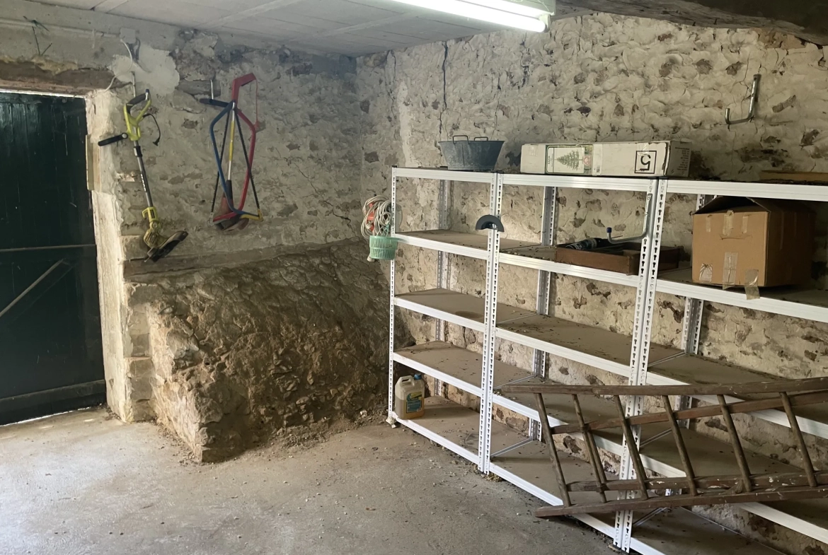 Charmante maison ancienne avec jardin à Perthes-en-Gâtinais, idéale pour rénovation 