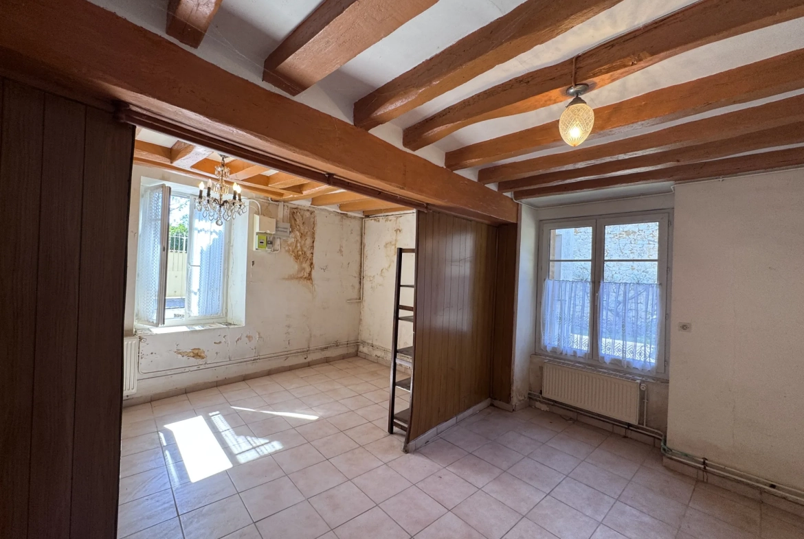 Charmante maison ancienne avec jardin à Perthes-en-Gâtinais, idéale pour rénovation 