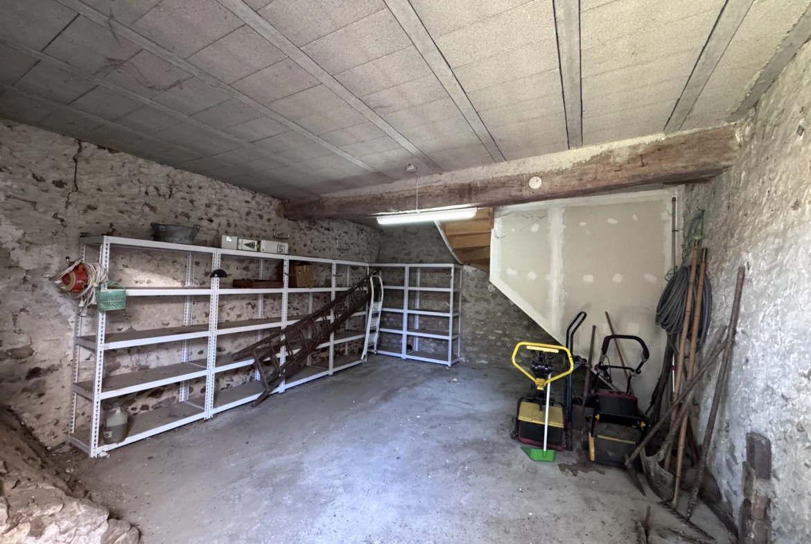 Charmante maison ancienne avec jardin à Perthes-en-Gâtinais, idéale pour rénovation 