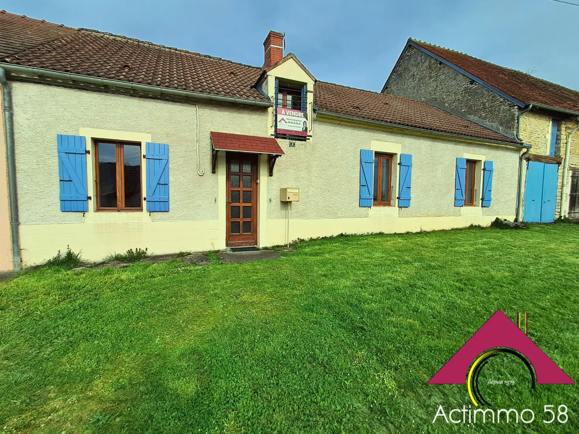 Maison de 110 m² à Ourouer-Les-Bourdelins avec grand terrain et possibilité d'agrandissement 