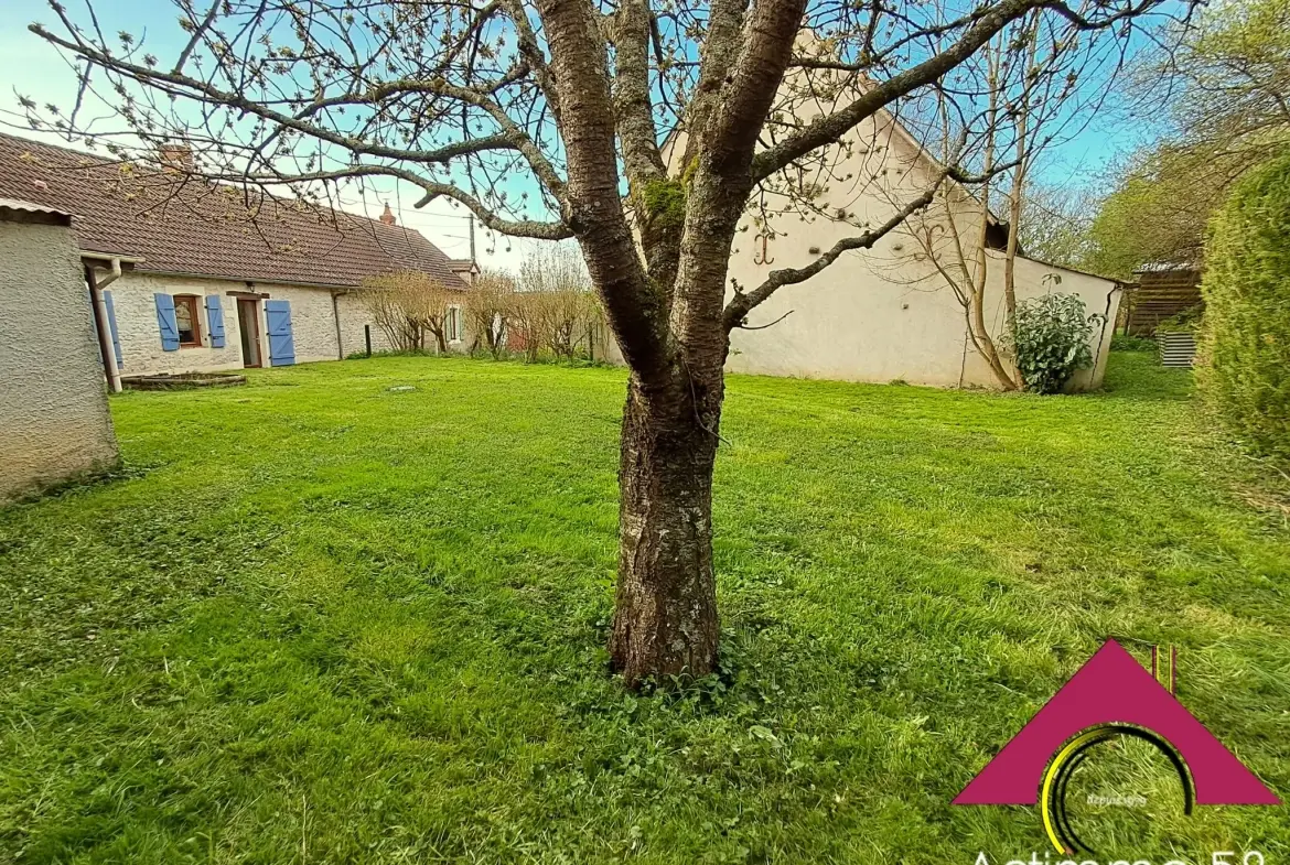 Maison de 110 m² à Ourouer-Les-Bourdelins avec grand terrain et possibilité d'agrandissement 