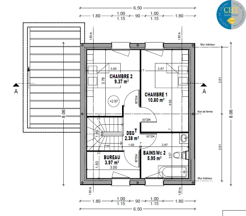 Maison neuve T3 à Beignon dans le centre-ville de Brocéliande - Opportunité rare 