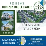 Maison neuve T3 à Beignon dans le centre-ville de Brocéliande - Opportunité rare