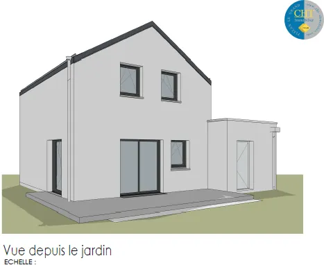 Maison neuve T3 à Beignon dans le centre-ville de Brocéliande - Opportunité rare 