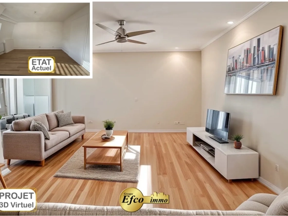 Duplex 93m² avec combles isolés à Saint-Louis, idéal pour famille ou investissement