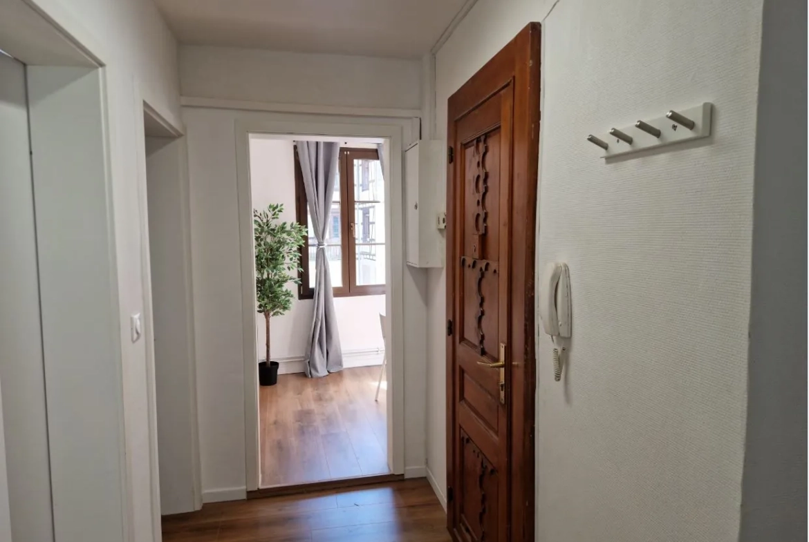 Appartement 3 pièces rénové avec cave au cœur de Strasbourg 