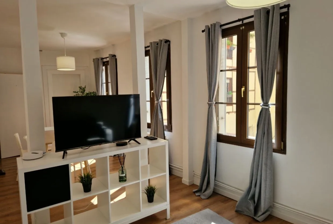 Appartement 3 pièces rénové avec cave au cœur de Strasbourg 