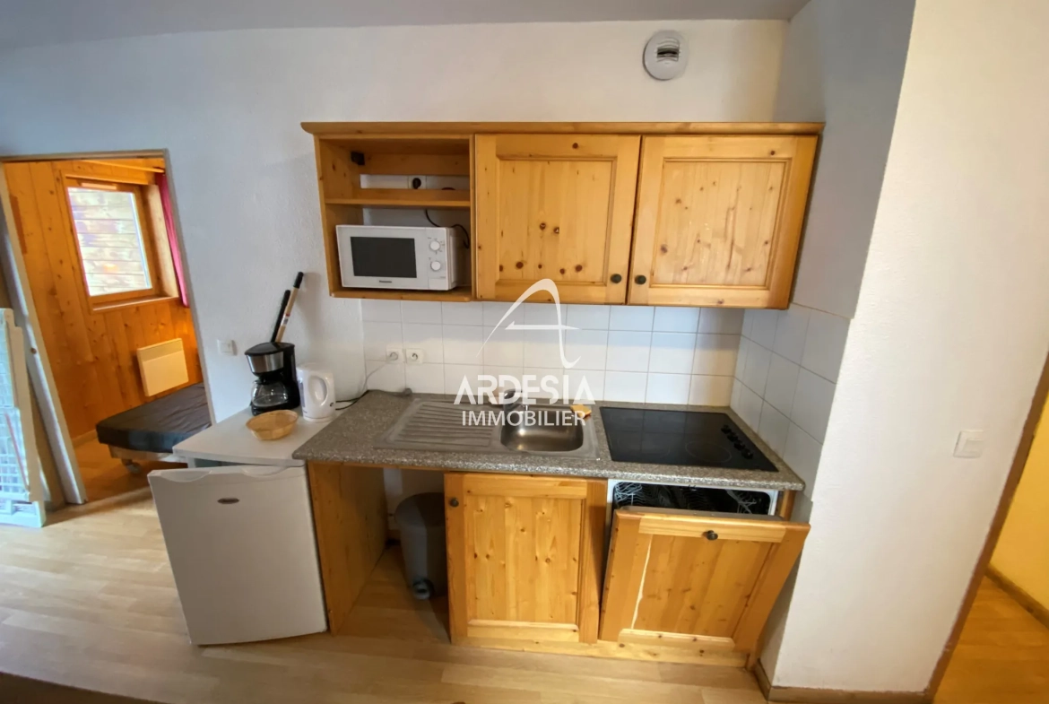Appartement T2 à Saint-Sorlin d'Arves près des pistes, parfait pour location et vacances 