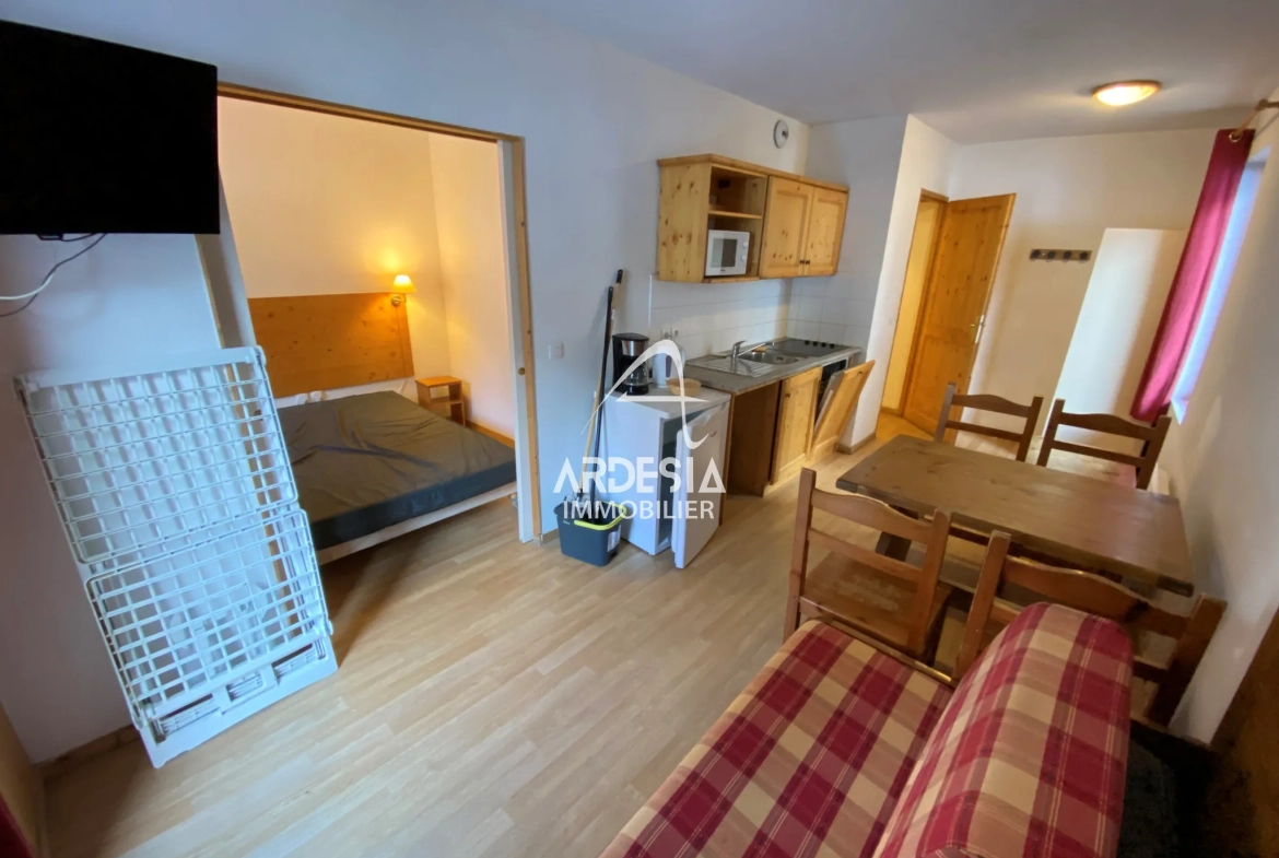 Appartement T2 à Saint-Sorlin d'Arves près des pistes, parfait pour location et vacances 