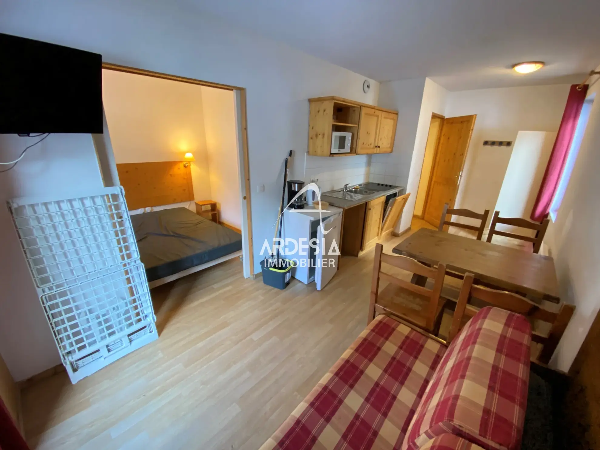 Appartement T2 à Saint-Sorlin d'Arves près des pistes, parfait pour location et vacances 