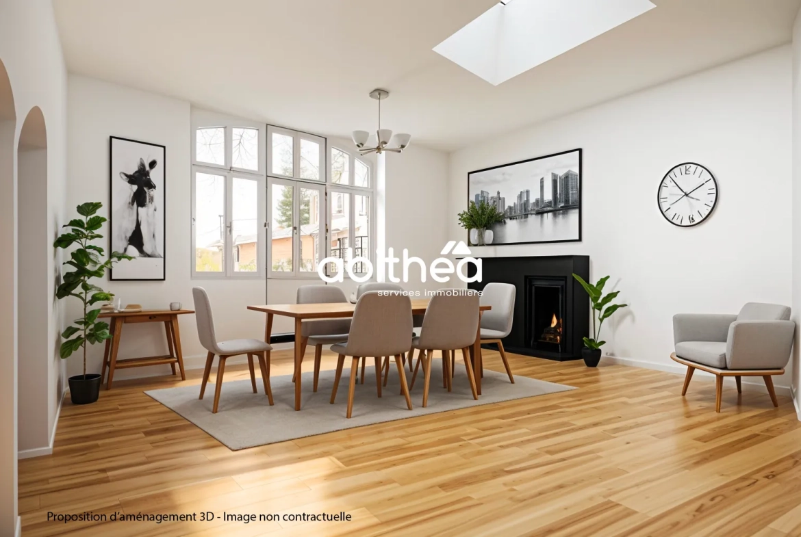 Appartement T4 en rez de jardin à Arras avec terrasse, cave et parking 