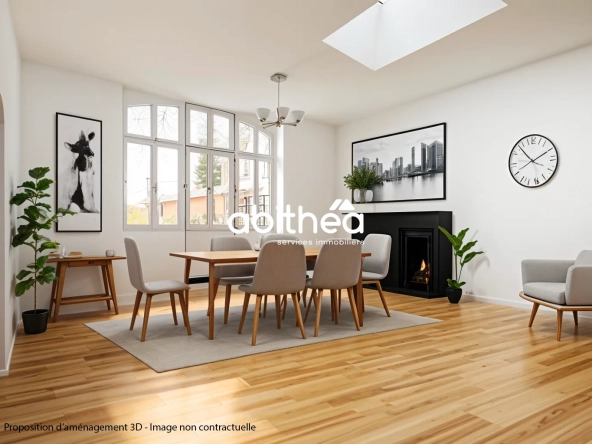 Appartement T4 en rez de jardin à Arras avec terrasse, cave et parking