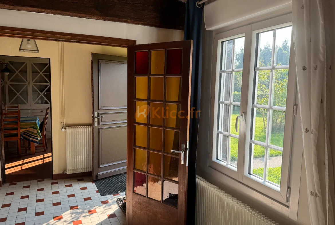 Longère authentique avec 6 chambres, jardin 1600m², proche Veules les Roses 