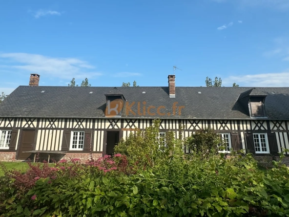 Longère authentique avec 6 chambres, jardin 1600m², proche Veules les Roses